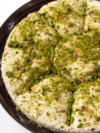 Halva from sunflower seeds, or sesame. A healthy dietary nutritious dessert. Vegetable protein....