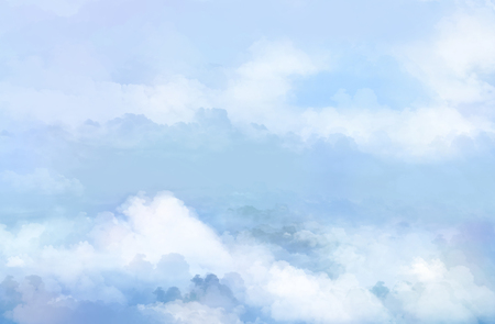 sky with clouds.の写真素材