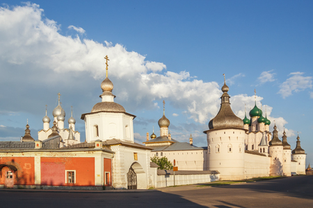 View of the Kremlin in Rostov the Great, Yaroslavl Regionのeditorial素材