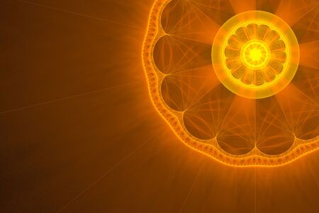 Fragment of a sketchy mankdarin, fractalの写真素材