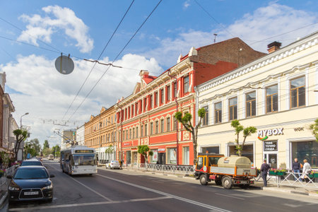 Samara city, Samara region/Russia - may 21 2019: Kuibyshev street on a sunny day