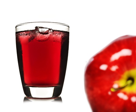 Fresh apple and apple juiceの写真素材