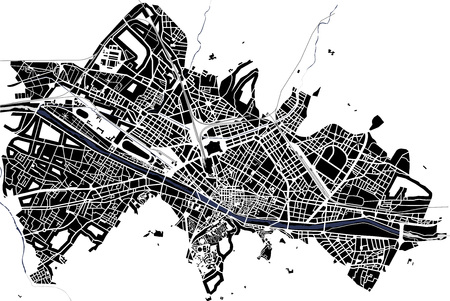 City Map of Florence, Italyのイラスト素材