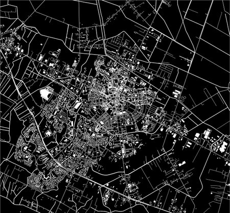 map of the city of Latina, Lazio, Italyのイラスト素材