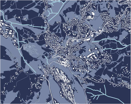 map of the city of San-Marino, San-Marinoのイラスト素材
