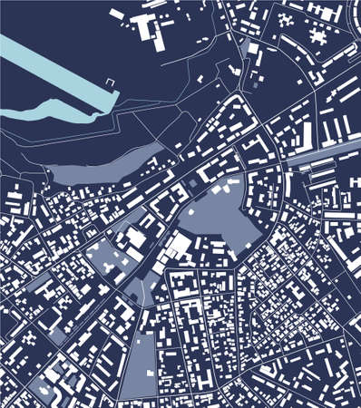map of the city of Balti, Moldovaのイラスト素材