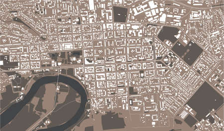 map of the city of Tiraspol, Moldovaのイラスト素材