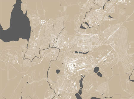 map of the city of Kryvyi Rih, Ukraineのイラスト素材