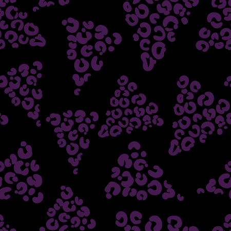vector illustration, pattern, seamless Wallpaper with triangles in the style of leopard printのイラスト素材