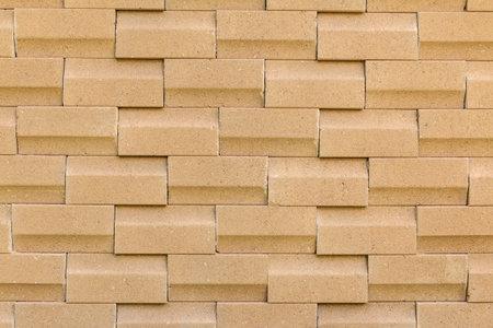 Brown brick wall pattern for background.