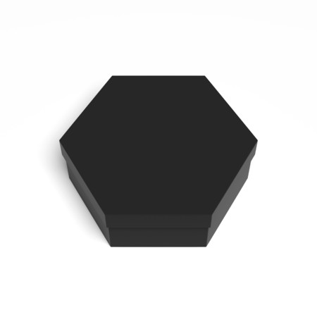 Blank cardboard box template on a grey background, packaging collection, 3D renderingの写真素材