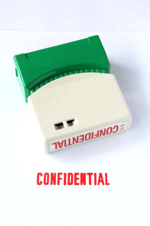 business confidentail stamperの写真素材