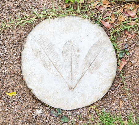 Garden Walk on path for Thai patternの写真素材