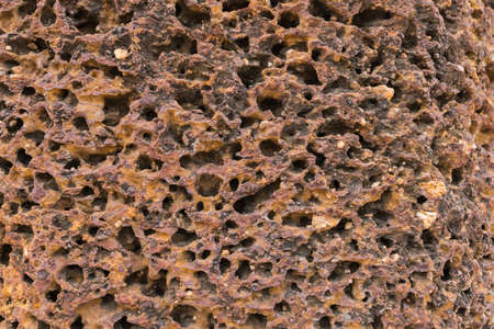 Surface of Laterite stone , Stone for temple construction , Can be used as a backgroundの写真素材