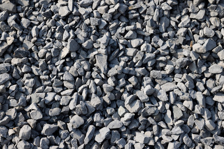 Crushed stone surface texture for construction , can be used as a background