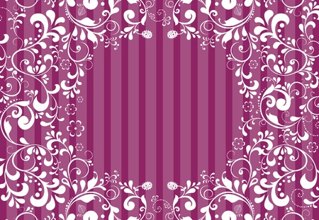 Floral greeting card. Perfect as invitation or announcement.のイラスト素材