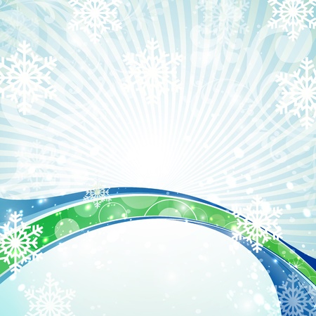 Vector abstract winter shiny background.のイラスト素材