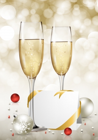 Vector New Year card.のイラスト素材
