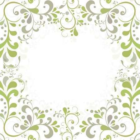 floral greeting card のイラスト素材