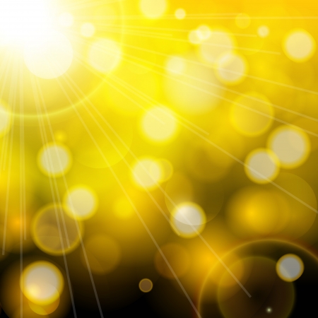 natural orange background. Elegant abstract background with Booker refocused lights.のイラスト素材