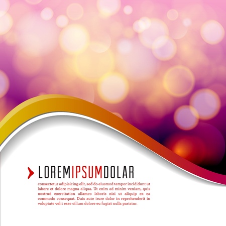 modern abstract colorful business illustration background with red wave のイラスト素材