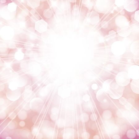 Vector festive pink sky poster.のイラスト素材
