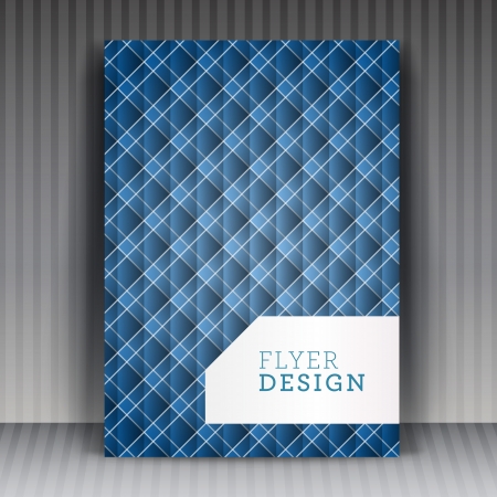 brochure flyer or cover design business. Editable creative illustration.のイラスト素材