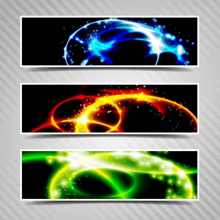hi-tech urban technology related banner template, motion graphics のイラスト素材