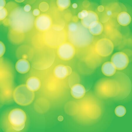 Green bokeh abstract light background  のイラスト素材