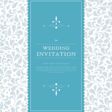 Stylish luxury wedding invitation cardのイラスト素材