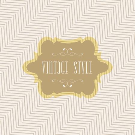 Vintage invitation retro card designのイラスト素材