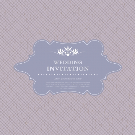 Wedding invitation card template  Perfect as invitation or announcement  のイラスト素材