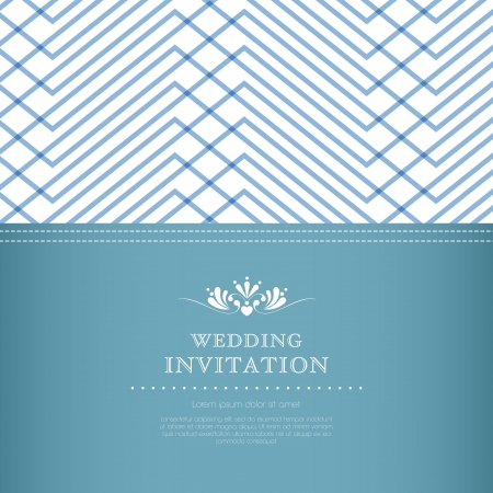 Wedding invitation card template のイラスト素材