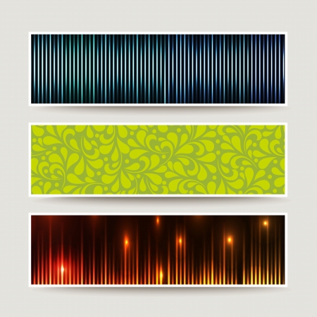 Website header or banner set  のイラスト素材