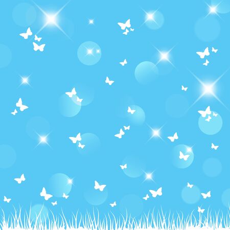 Summer background  のイラスト素材