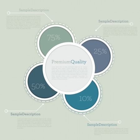 High quality business infographic elements for web and print usage  のイラスト素材