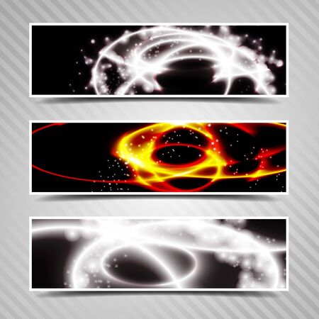 Abstract horizontal banner, headers  のイラスト素材