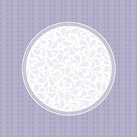 Wedding styled card with floral ornament design  Perfect as invitation or announcement  のイラスト素材