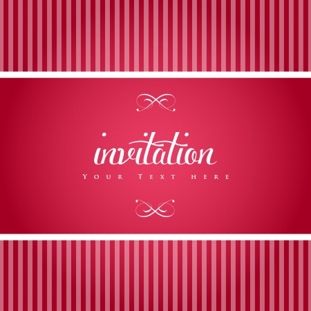 Invitation card のイラスト素材