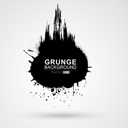 Figured brush strokes brush and ink.のイラスト素材