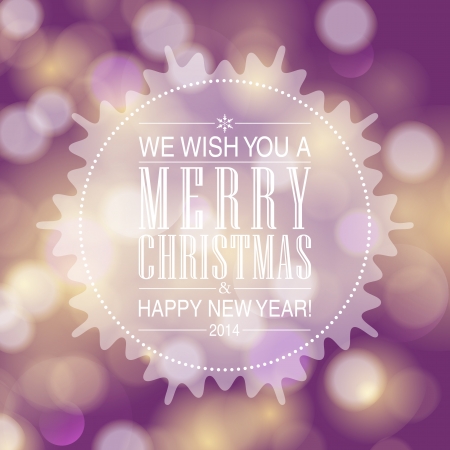 Merry Christmas and Happy New Year card design. Perfect as invitation or announcement.のイラスト素材