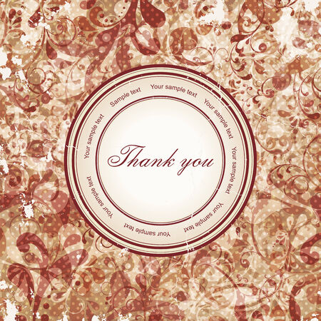 Scrapbook-style retro background or invitation cardのイラスト素材