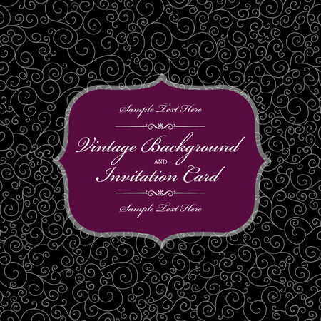 Elegant vintage cardのイラスト素材