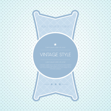 Vintage card design for greeting card, invitation, menu. のイラスト素材