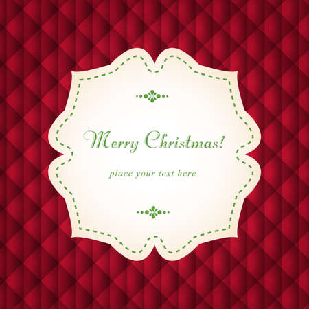 Template frame design for Christmas invitation card. のイラスト素材