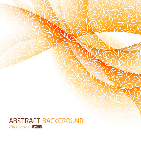 Beautiful autumn illustration background. のイラスト素材