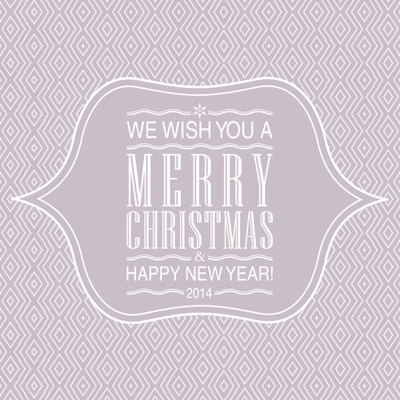 Letterpress Merry Christmas card. のイラスト素材