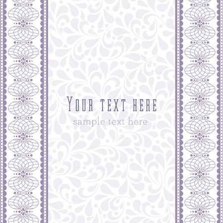 Detailed vintage invitation card. For vector version, see my portfolio. のイラスト素材