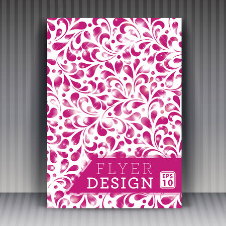 Flyer or cover design business. Editable illustration. For vector version, see my portfolio. のイラスト素材