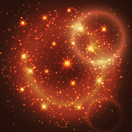 Glittery red abstract Christmas background.のイラスト素材
